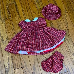 Baby Gap Plaid Taffeta Formal Dress